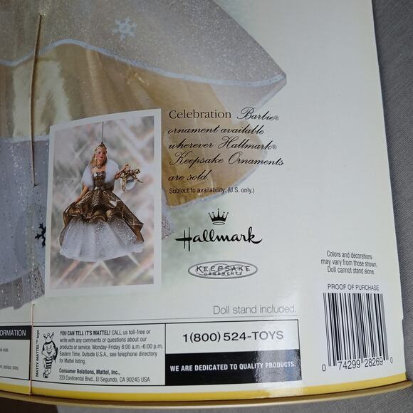 Celebration Barbie Doll Special 2000 Edition NIB NRFB 28269 Vtg Y2K gold blond - Picture 4 of 7
